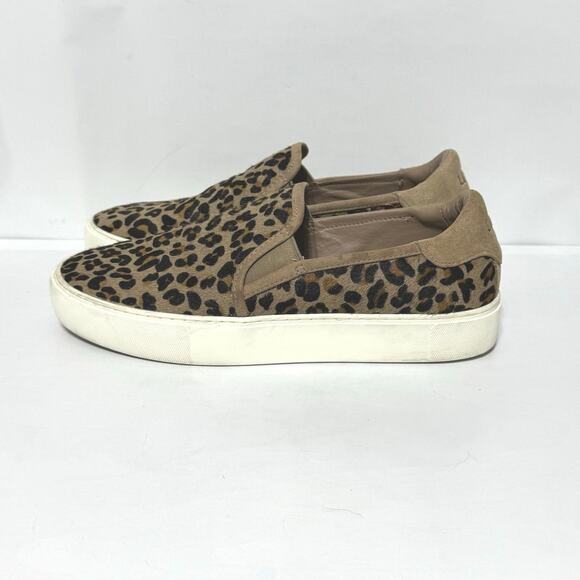 UGG Women’s Jass Exotic Slip-On Leopard Print Cow Hair Sneakers Size 11 M - Picture 4 of 10